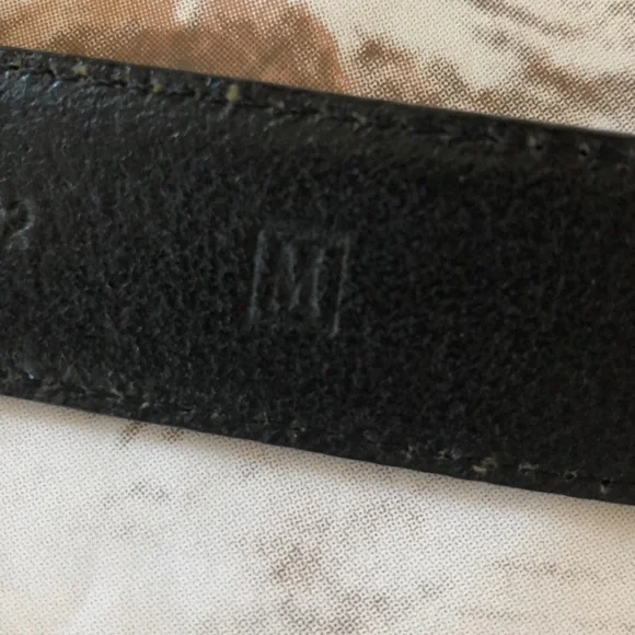 Black & silver medium Fossil belt - Picture 5 of 7